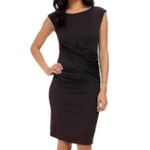 Kut From‎ The Kloth Mollee Stitch Fix Knit Black Twist Front Jersey Knit Dress 4